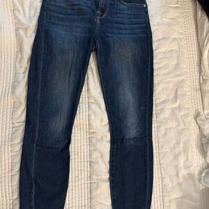 7 For All Mankind Dark Blue Skinny Jeans